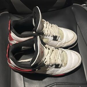 Jordan Sneakers White and Red